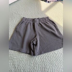 Aerie Women's Athletic Gray Jersey Shorts